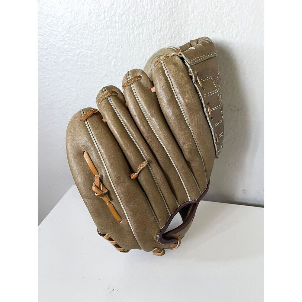 vintage hutch baseball glove Field‎ Master Cup Trap Top Grain Leather 40